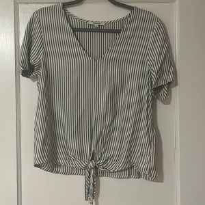 Pin stripe Madewell blouse